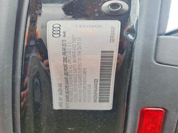 2018 AUDI A4 — VINS