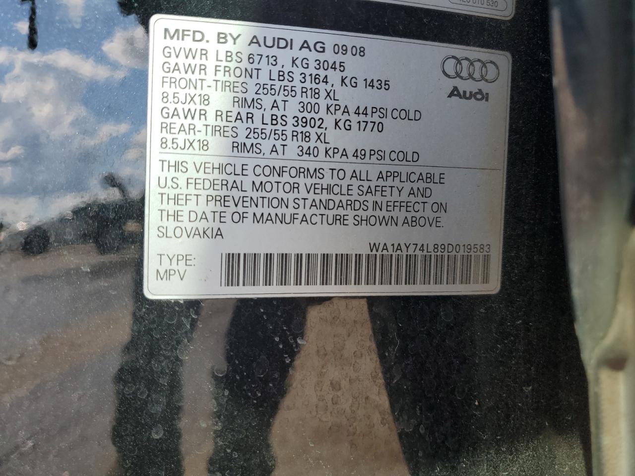2009 AUDI Q7
