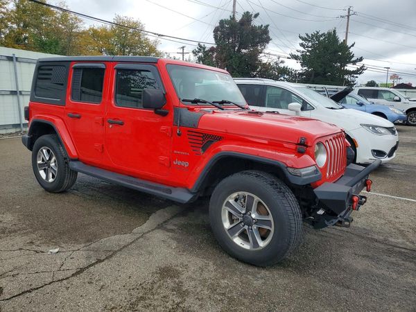 2020 JEEP WRANGLER UNLIMITED Unlimited Sahara — Passenger 3/4