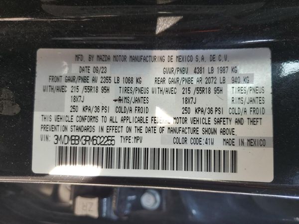 2024 MAZDA CX30 Select Sport Package — VINS