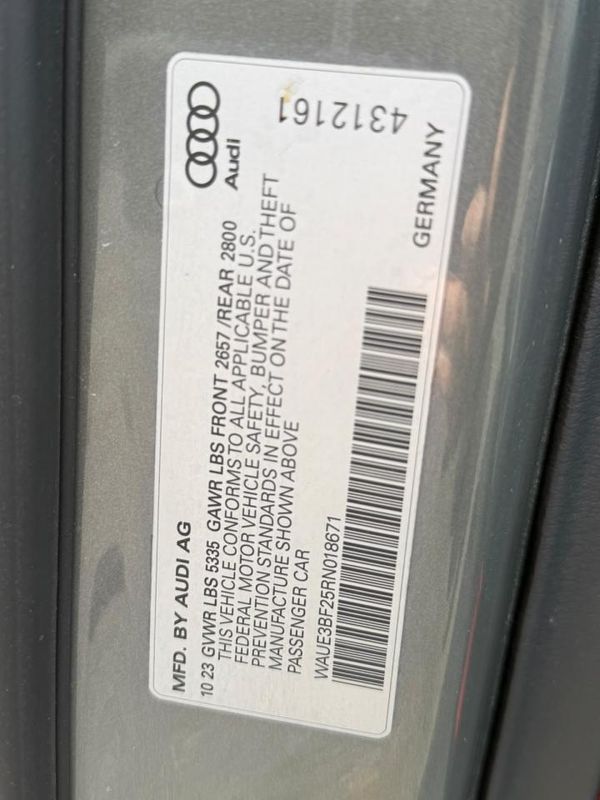 2024 AUDI A6 quattro Premium Plus