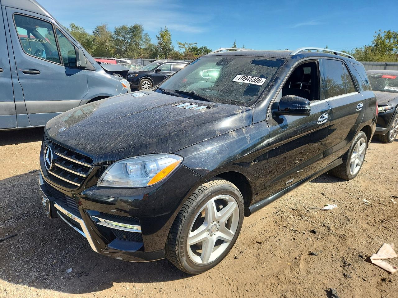 2015 MERCEDES-BENZ ML ML350 — Front 3/4