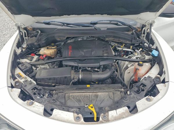 2021 ALFA ROMEO STELVIO TI AWD — Engine bay
