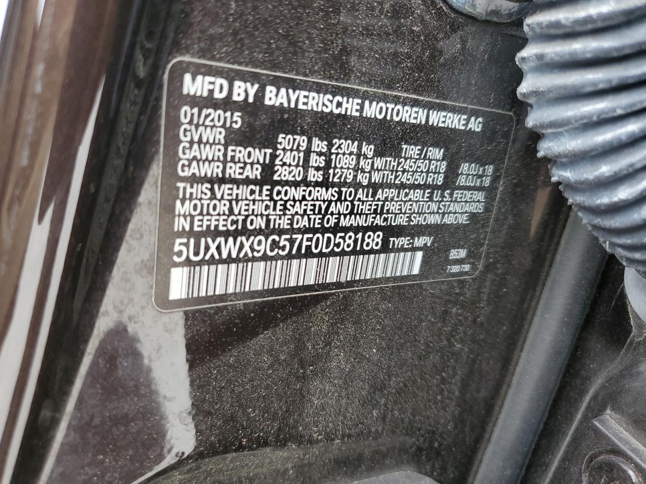 2015 BMW X3
