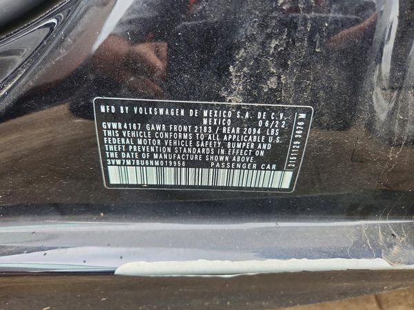 2022 VOLKSWAGEN JETTA SE w/ Sunroof — VINS