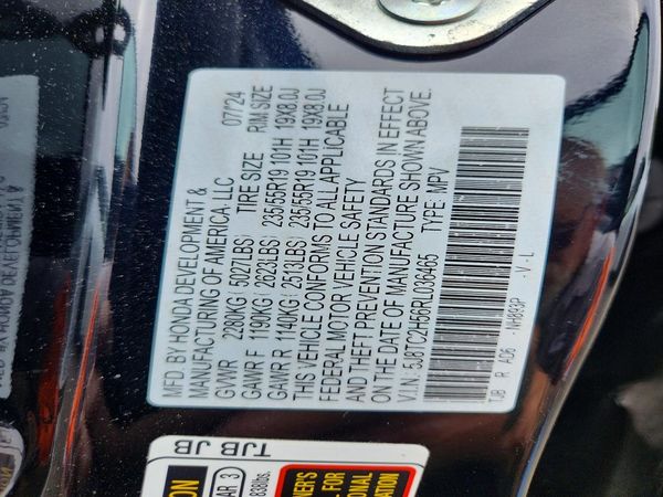 2024 ACURA RDX — VINS