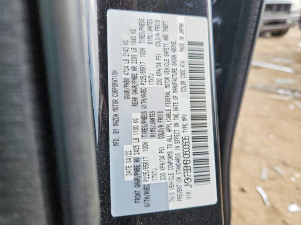 2022 MAZDA CX-5 Select Package — VINS