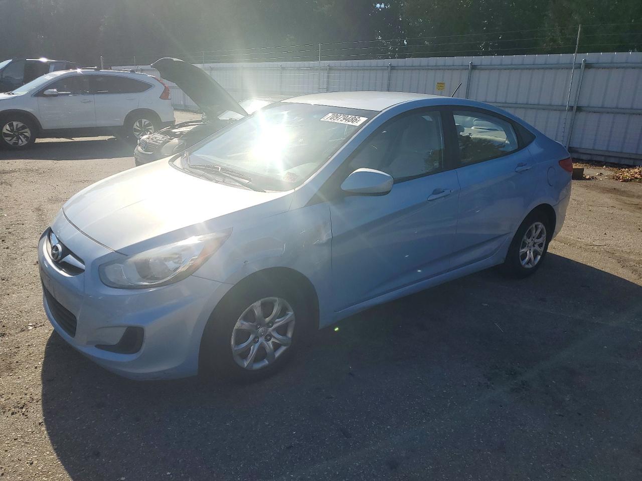 2013 HYUNDAI ACCENT GLS, GS — Front 3/4