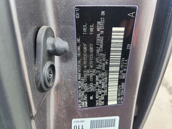 2017 TOYOTA SIENNA LE Mobility/LE — VINS