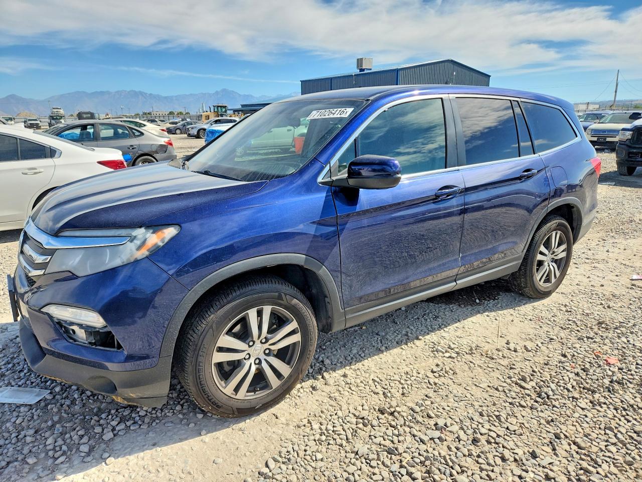 2018 HONDA PILOT EX — Front 3/4