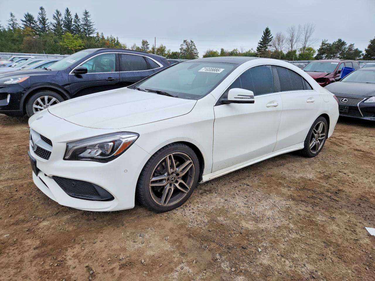 2018 MERCEDES-BENZ CLA CLA250-4M — Front 3/4