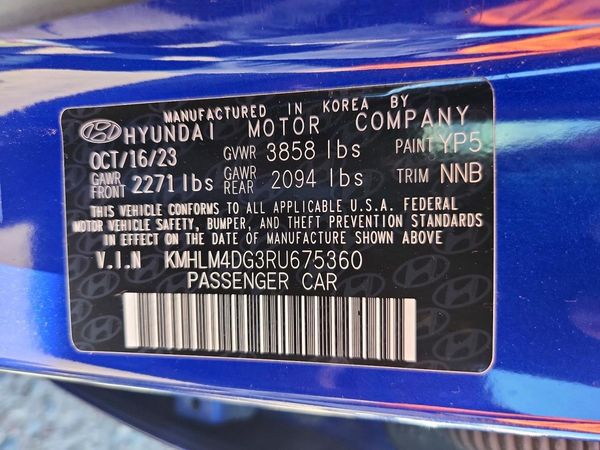 2024 HYUNDAI ELANTRA SEL — VINS
