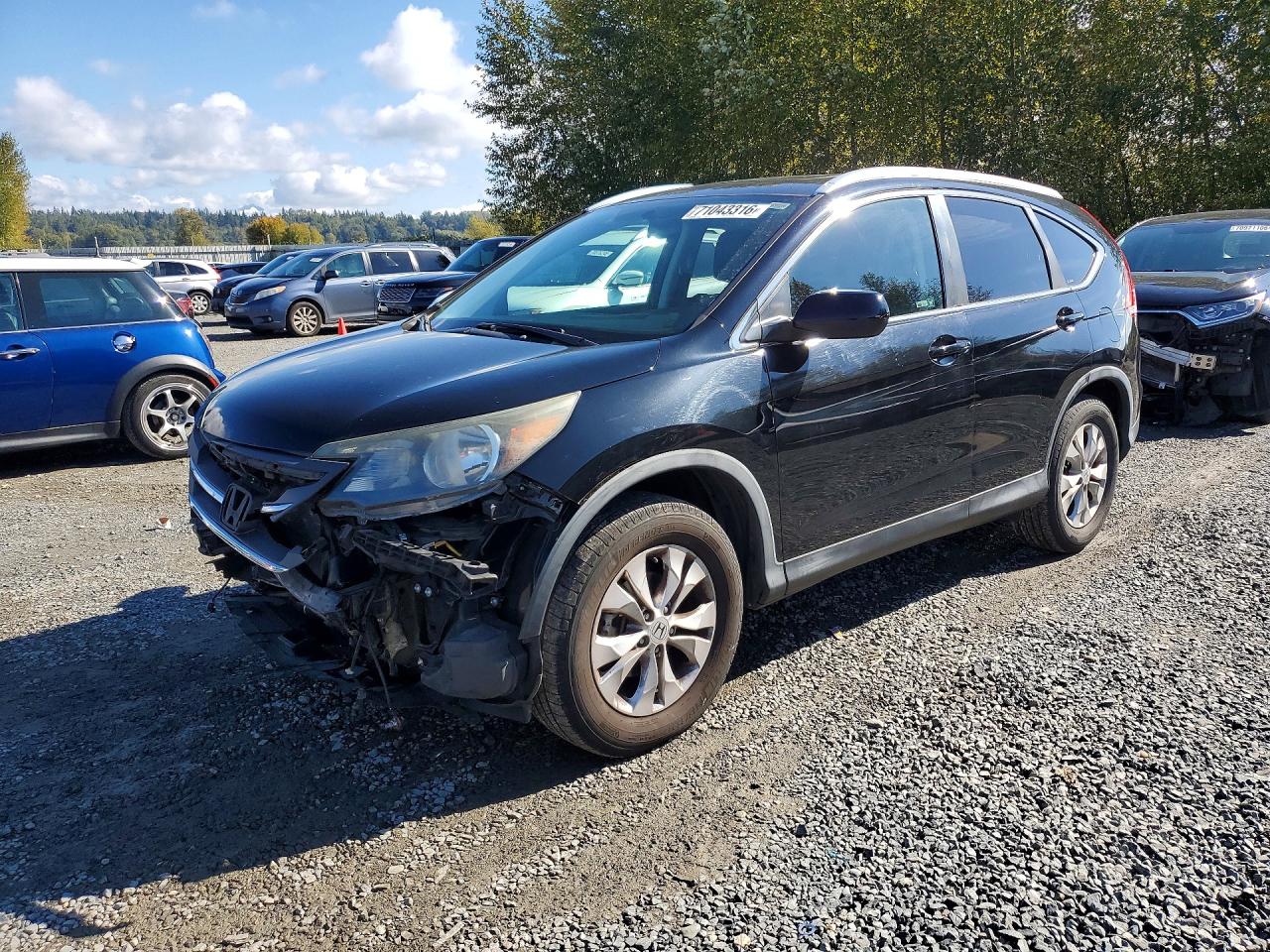 2012 HONDA CRV EX-L — Front 3/4