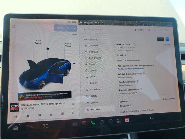 2018 TESLA MODEL 3 — ODOM