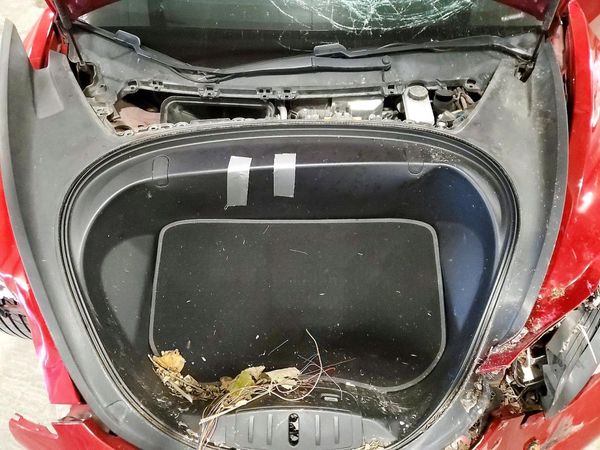 2018 TESLA MODEL 3 — Engine bay