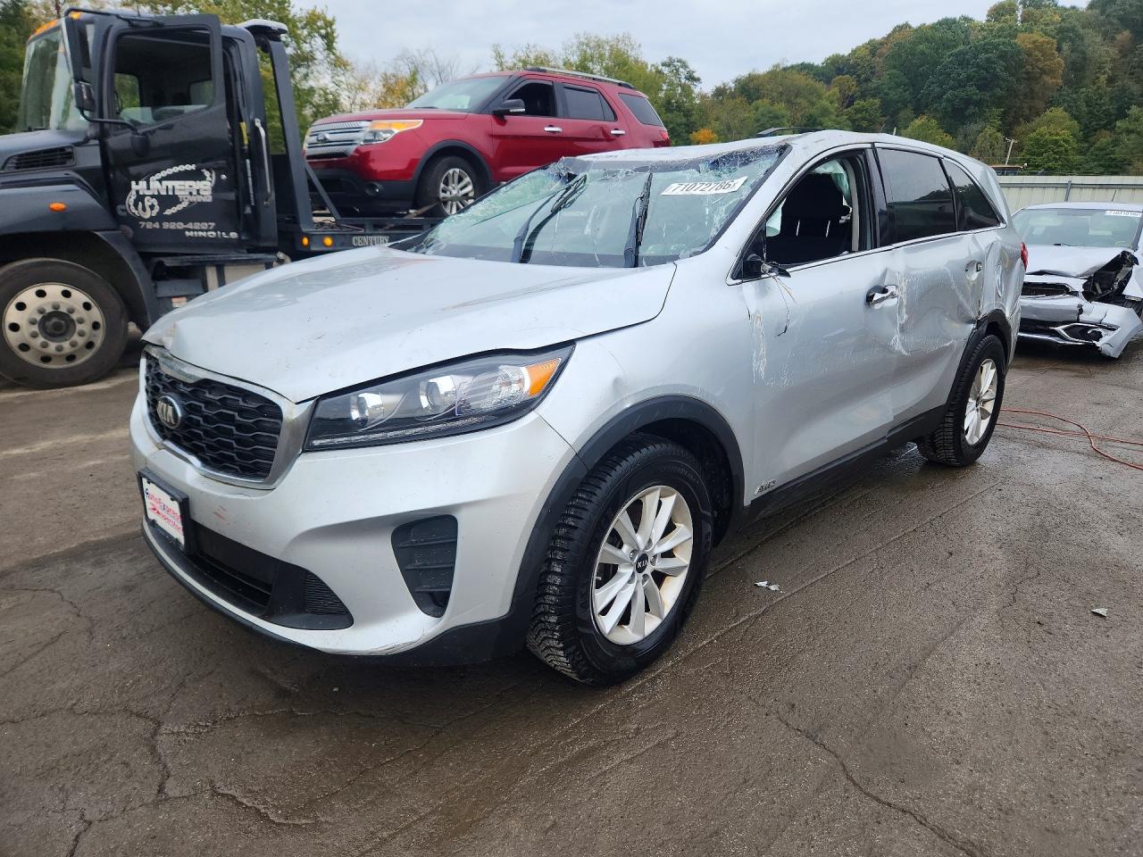 2019 KIA SORENTO L, LX, S — Front 3/4