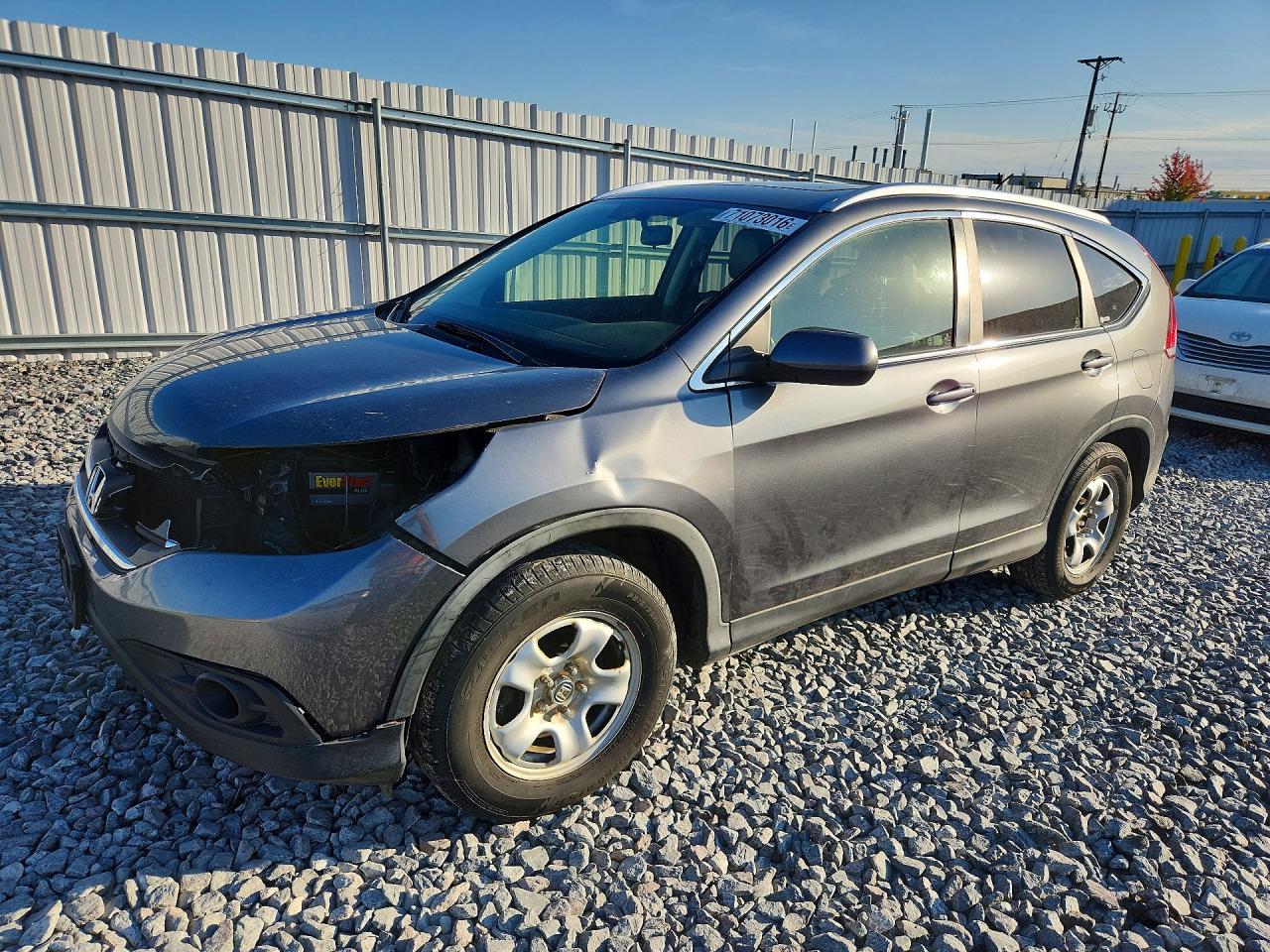 2012 HONDA CRV EX-L — Front 3/4