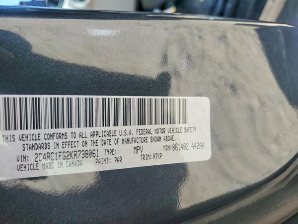 2019 CHRYSLER PACIFICA Touring Plus — VINS