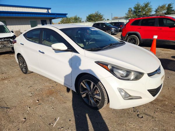 2014 HYUNDAI ELANTRA GLS(Middle) — Passenger 3/4