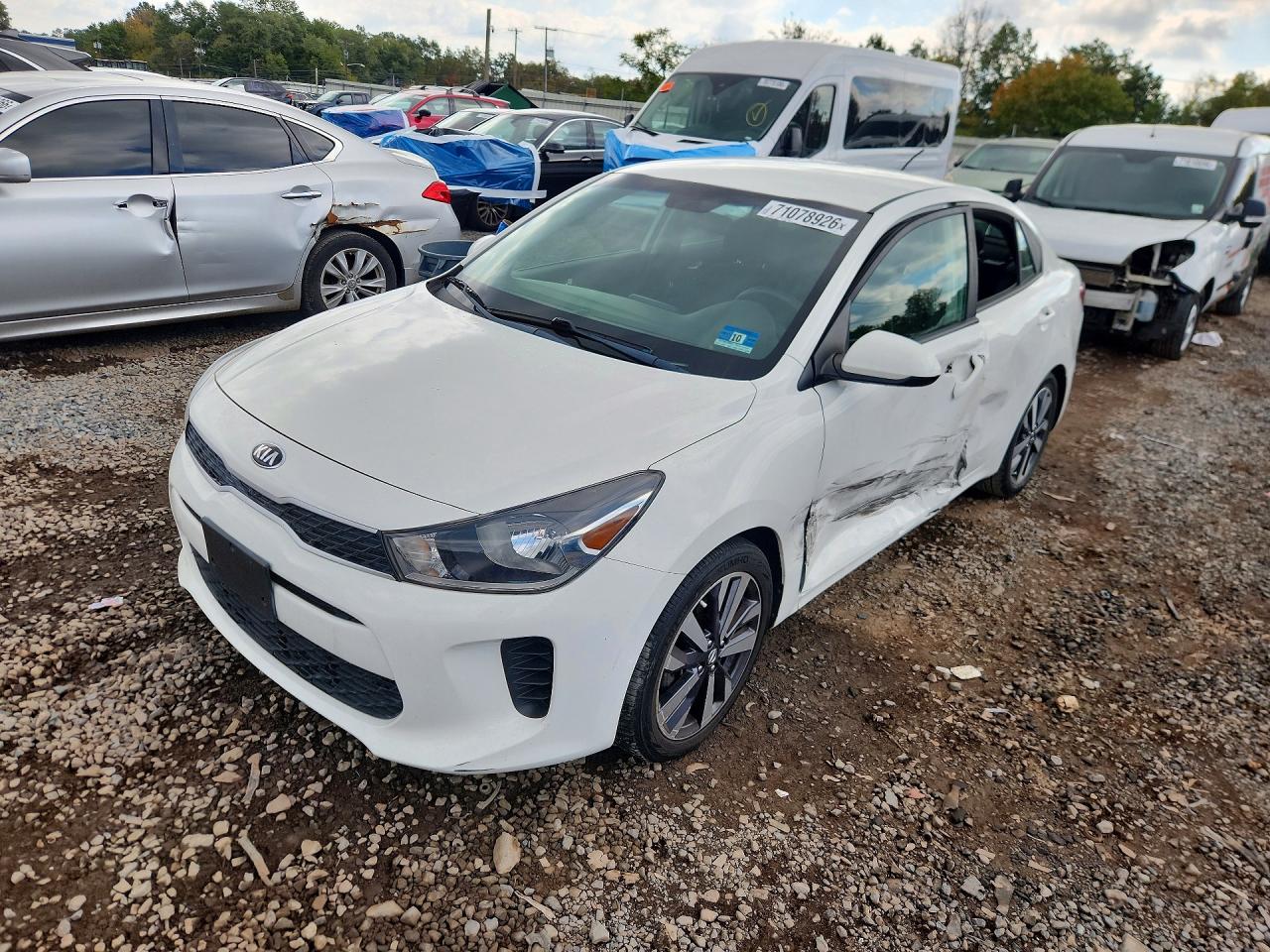 2018 KIA RIO LX, S — Front 3/4