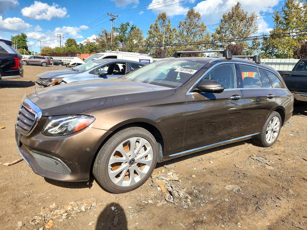 2018 MERCEDES-BENZ E-CLASS E400-4M — Front 3/4