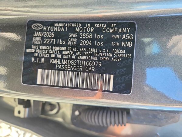 2026 HYUNDAI ELANTRA — VINS