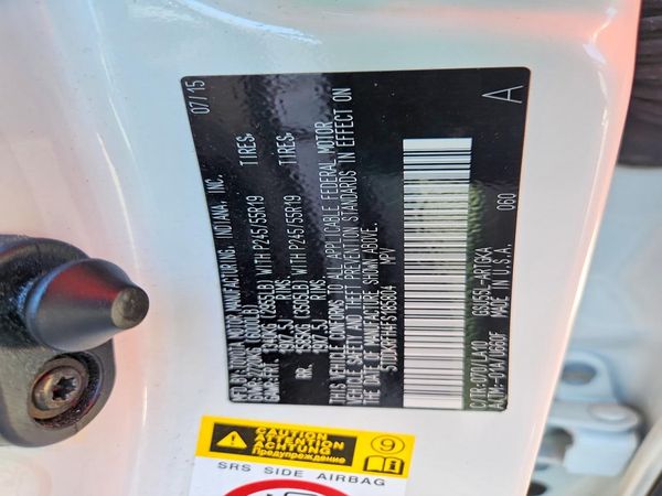 2015 TOYOTA HIGHLANDER Base/Hybrid — VINS