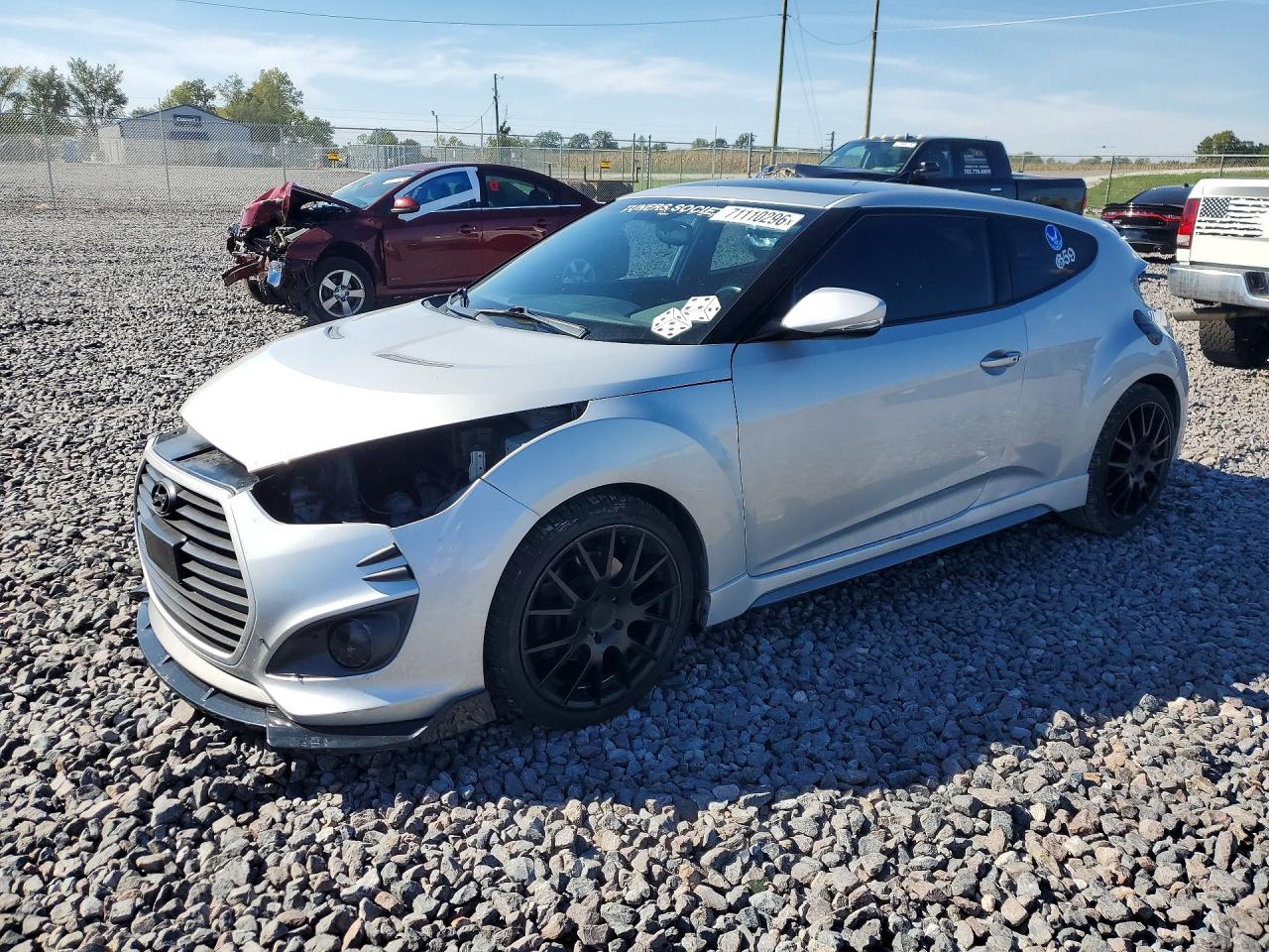 2015 HYUNDAI VELOSTER GLS(Middle) — Front 3/4