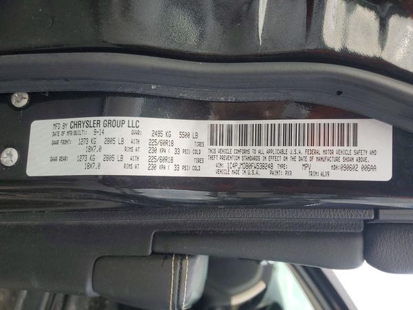 2015 JEEP CHEROKEE Limited — VINS