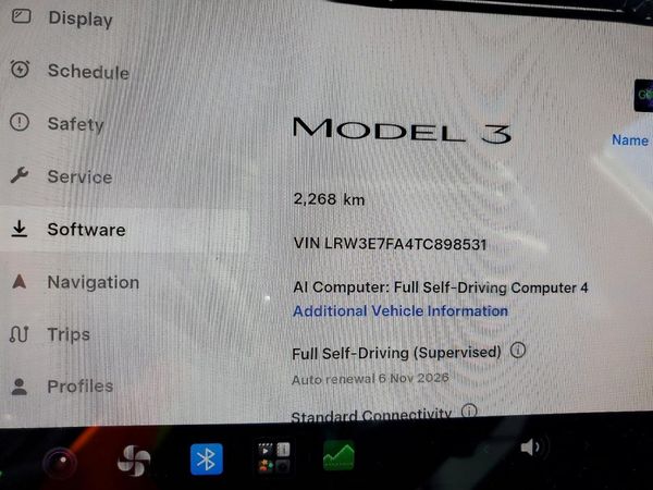 2026 TESLA MODEL 3 — ODOM