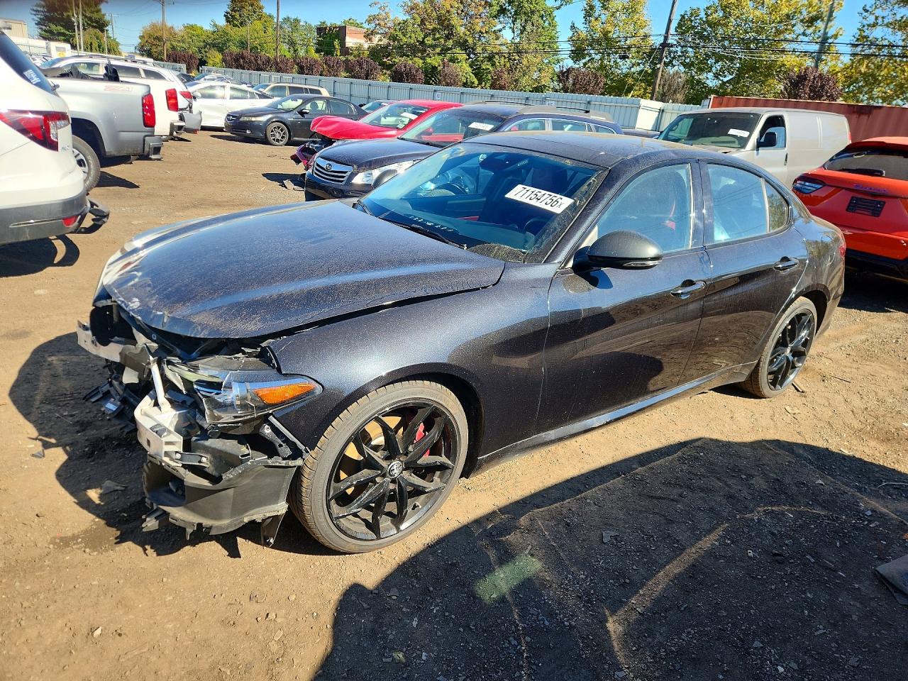 2019 ALFA ROMEO GIULIA TI AWD — Front 3/4