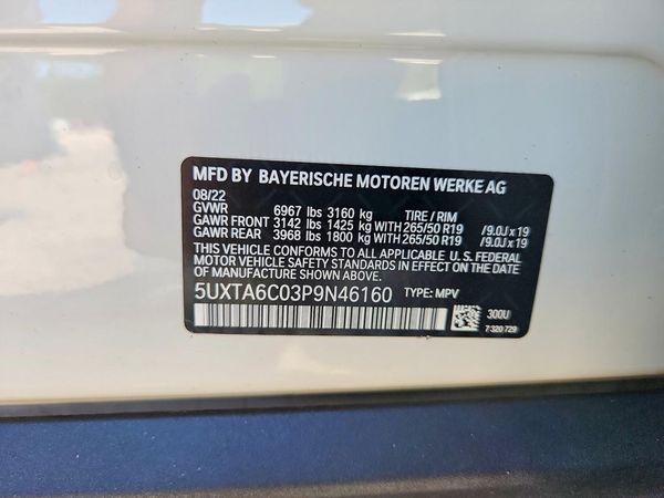 2023 BMW X5 xDrive45e — VINS