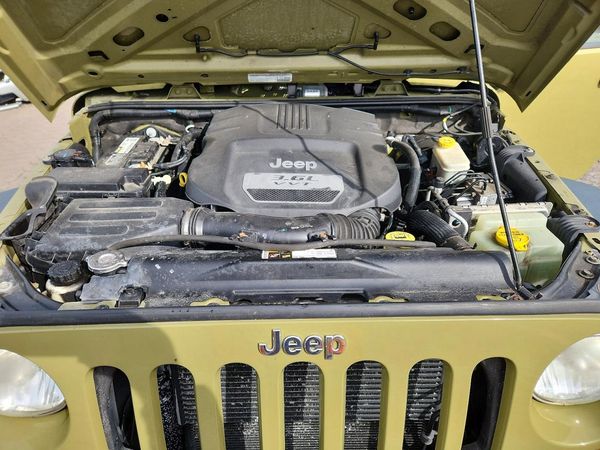 2013 JEEP WRANGLER Sport — Engine bay