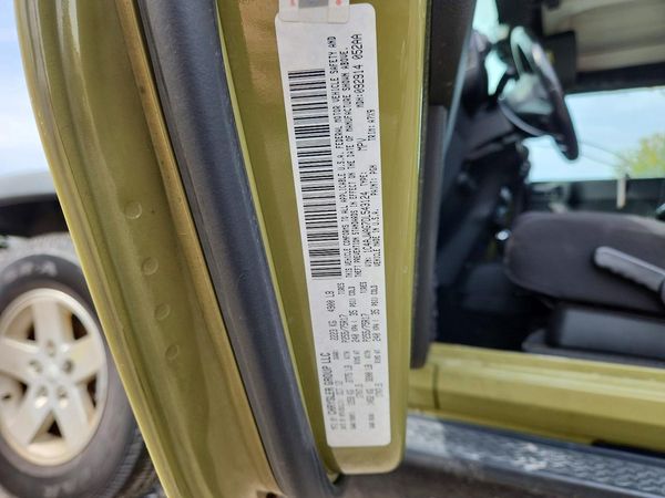 2013 JEEP WRANGLER Sport — VINS