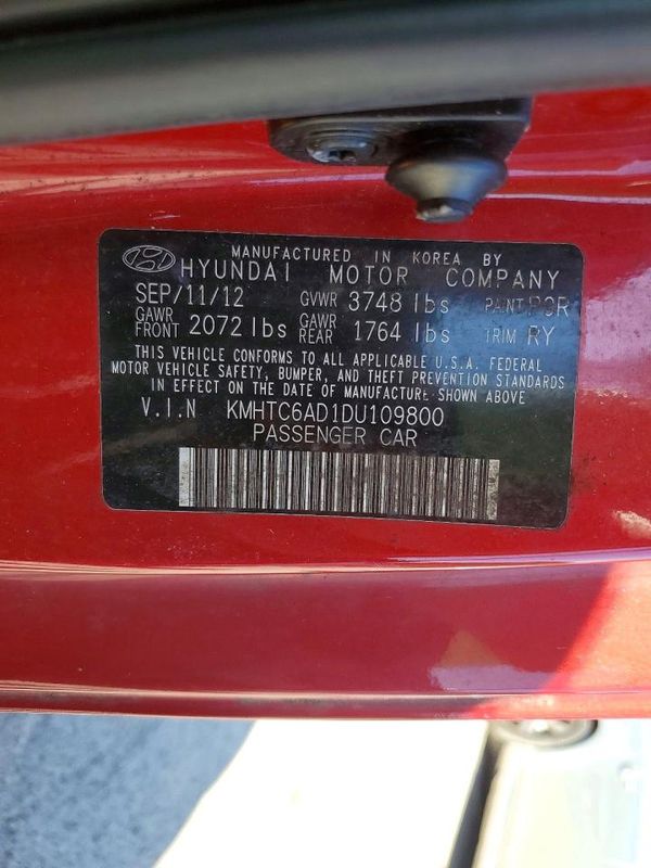 2013 HYUNDAI VELOSTER — VINS