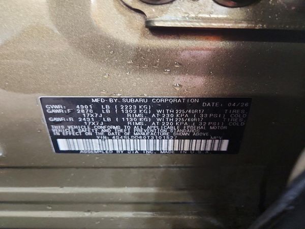 2026 SUBARU FORESTER Premium — VINS