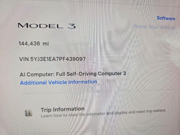 2023 TESLA MODEL 3 — ODOM