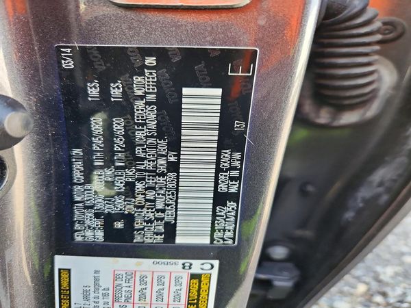 2014 TOYOTA 4RUNNER Base — VINS