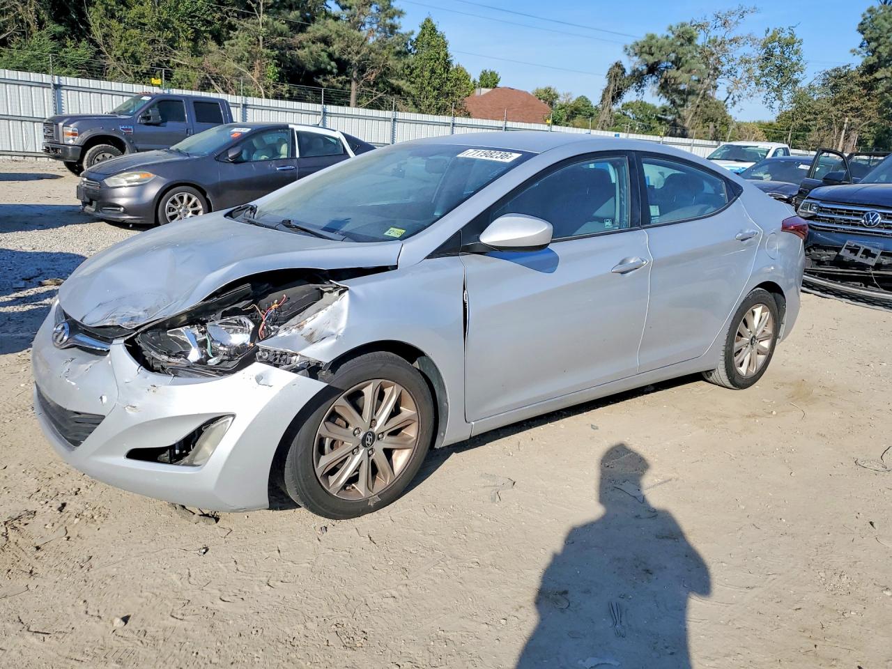 2015 HYUNDAI ELANTRA GLS(Middle) — Front 3/4