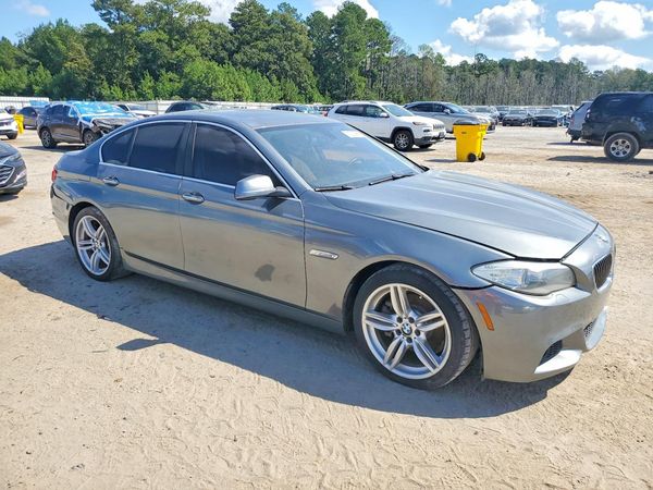 2013 BMW 5 SERIES — Passenger 3/4