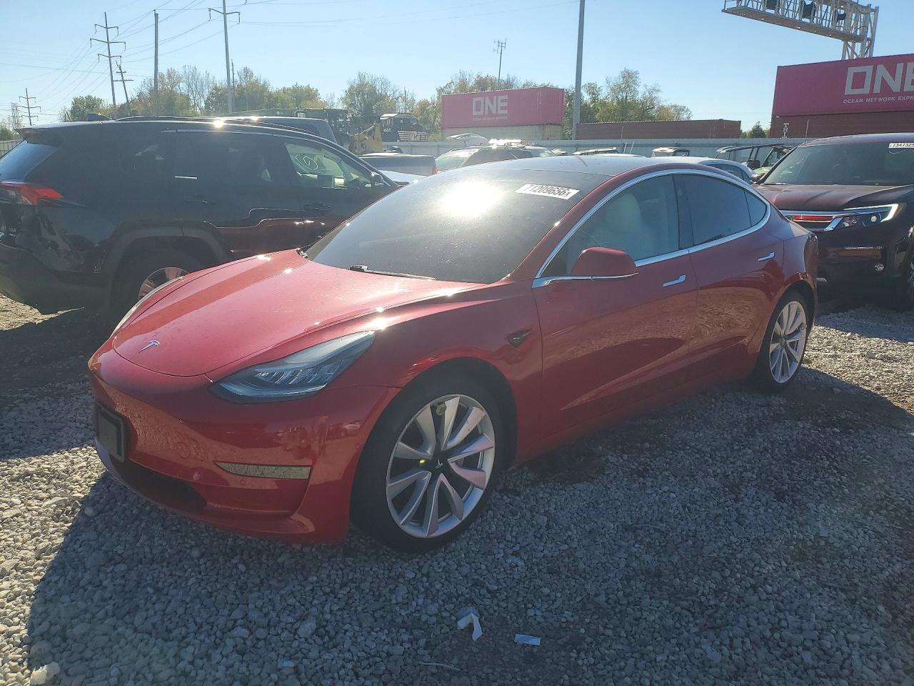 2020 TESLA MODEL 3 — Front 3/4