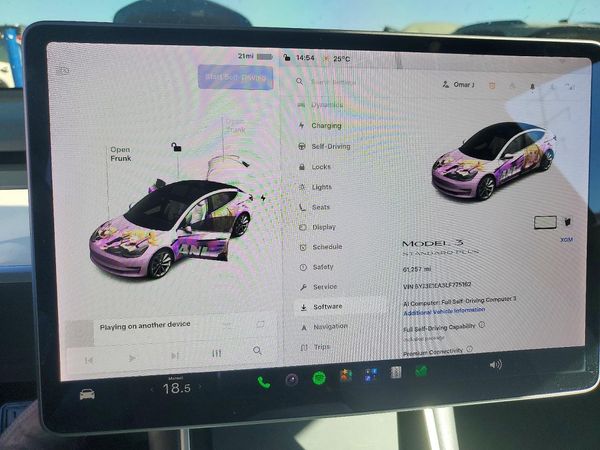 2020 TESLA MODEL 3 — ODOM