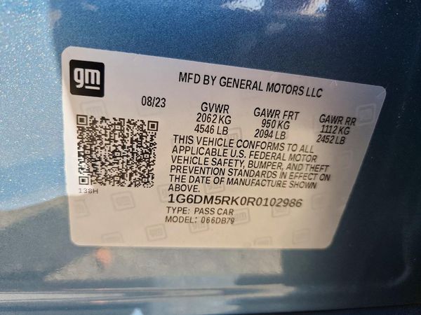 2024 CADILLAC CT5 Luxury — VINS