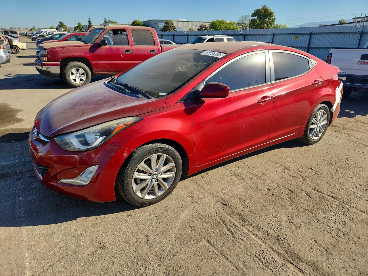 2014 HYUNDAI ELANTRA GLS(Middle) — Front 3/4