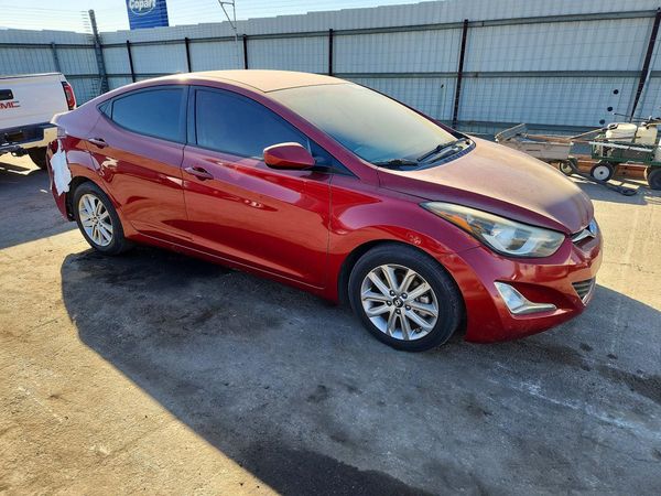 2014 HYUNDAI ELANTRA GLS(Middle) — Passenger 3/4