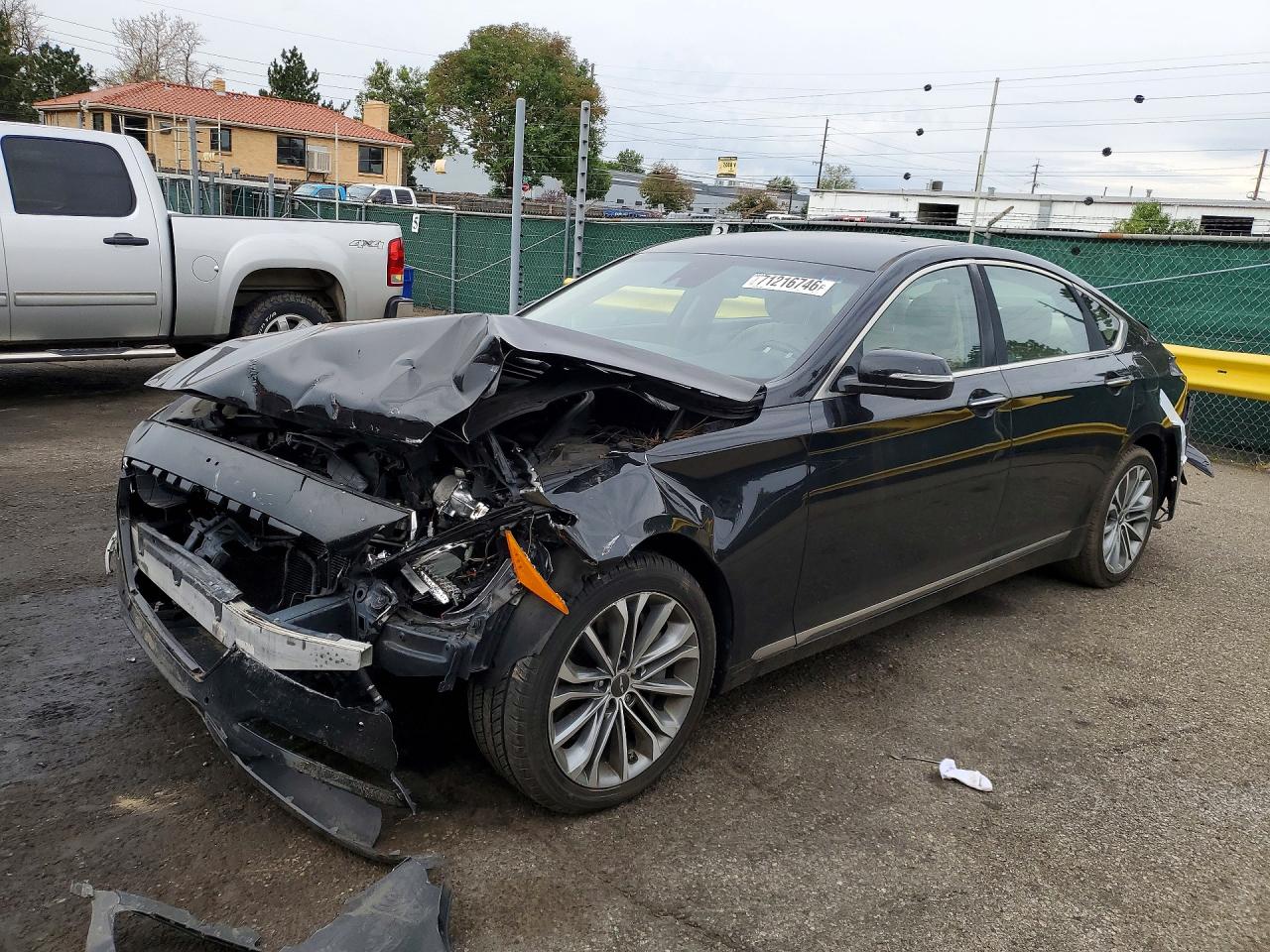 2017 GENESIS G80 — Front 3/4
