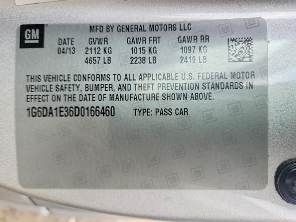 2013 CADILLAC CTS Base — VINS