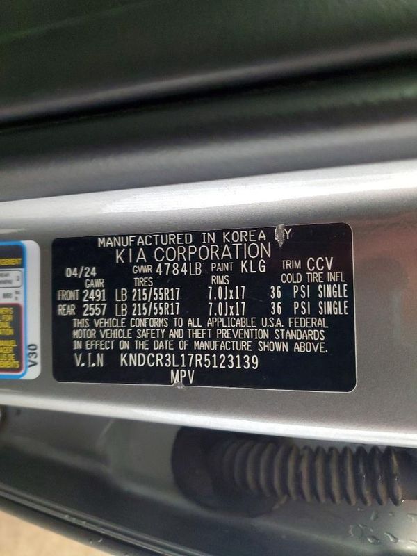 2024 KIA NIRO Wind — VINS