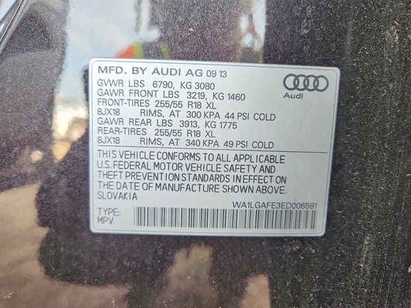 2014 AUDI Q7 Premium Plus — VINS