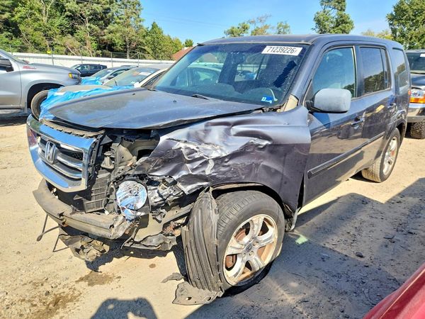 2012 HONDA PILOT EX-L with RES — Front 3/4